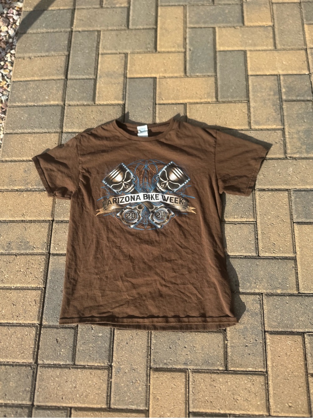 Arizona Bike Week 2024 Graphic Tee - Brown
